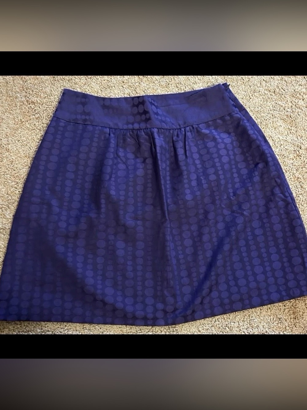 The Limited Purple Short Polka Dot Skirt Womens 8 Date Party Y2K 90’s Playful